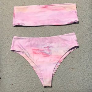 High waisted swimsuit